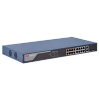 thumb-Hikvision DS-3E1318P-EI Smart Managed PoE Netwerkswitch – 16x PoE + 2x Gigabit Combo – 230W – Rackmount-1
