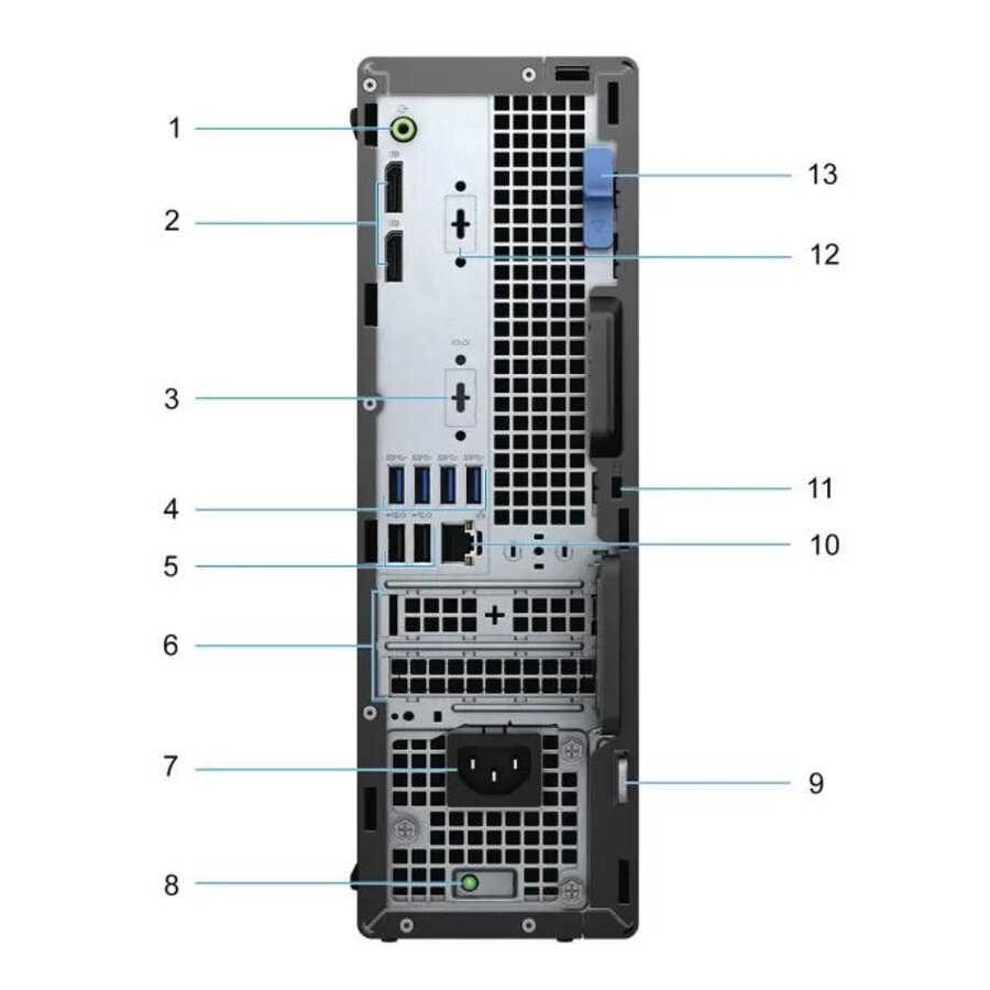 Dell OptiPlex 3090 Desktop PC – Intel Core i3-10105 / i3-10100, 8GB RAM, 256GB SSD, Intel UHD Graphics 630, Windows 10/11 Pro, zakelijke desktop computer-2