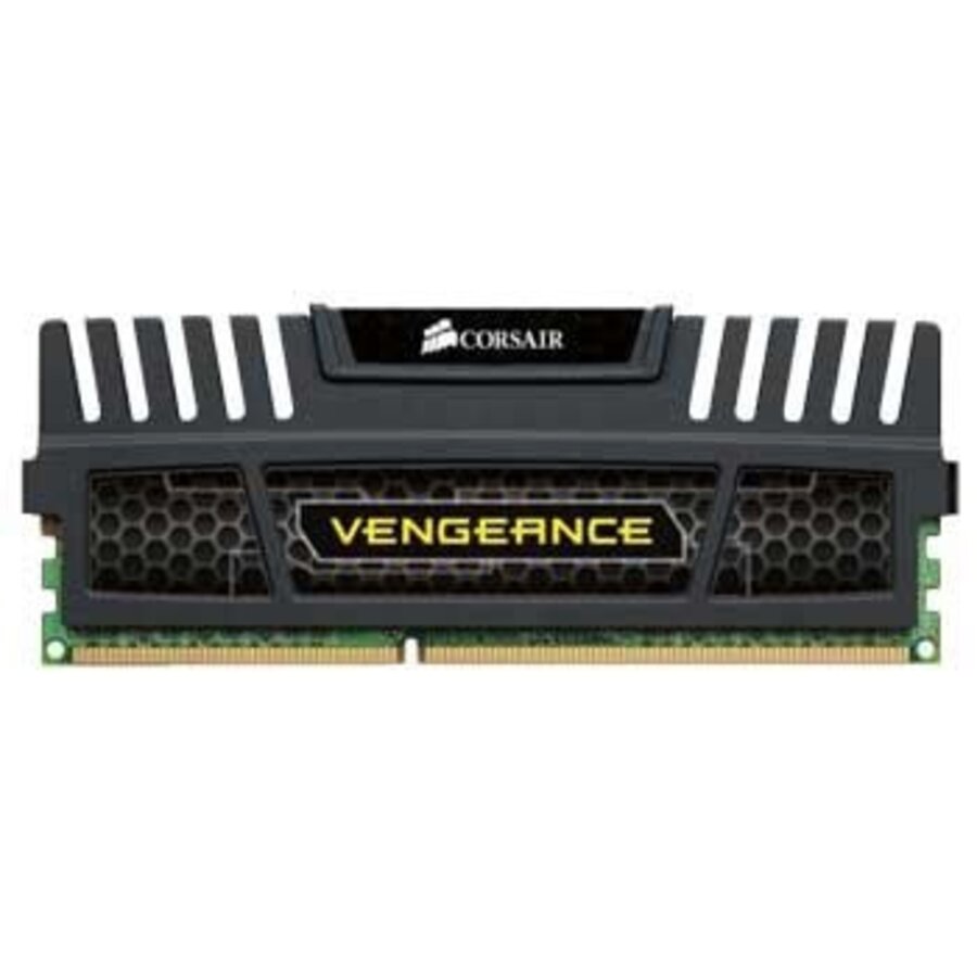 Corsair Vengeance CMZ8GX3M2A1600C9 DDR3 Geheugenmodule – 4GB DIMM uit 8GB Dual Channel Kit, 1600MHz, CL9, PC3-12800, XMP ondersteuning en aluminium heatsink-1