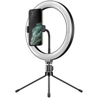 thumb-Zazitec BH472A LED Ring Light Set – 10 inch ringlamp met statief, smartphonehouder, USB voeding en instelbare lichtstanden voor fotografie, video en livestreaming-3