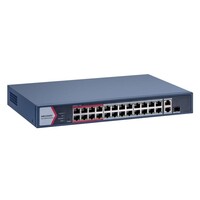 thumb-Hikvision DS-3E1326P-EI Smart Managed 24-Port Fast Ethernet PoE Switch 370W met 2 Gigabit combo uplinks voor CCTV en IP-netwerken-3