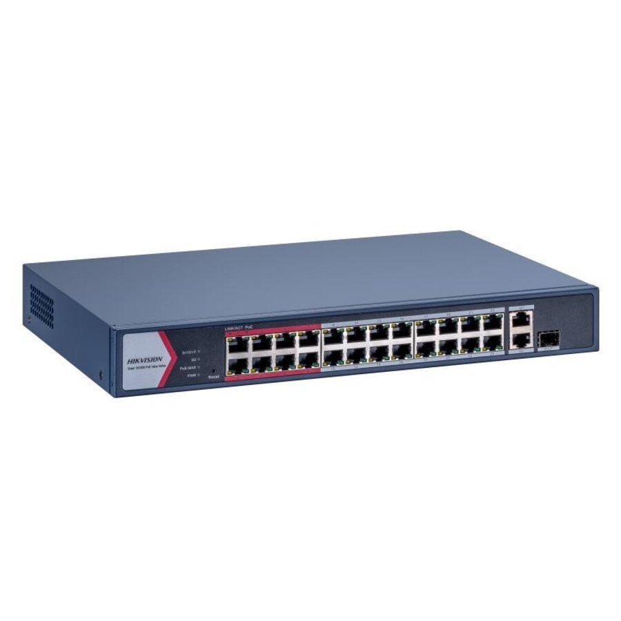 Hikvision DS-3E1326P-EI Smart Managed 24-Port Fast Ethernet PoE Switch 370W met 2 Gigabit combo uplinks voor CCTV en IP-netwerken-3