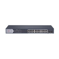 thumb-Hikvision DS-3E318P-EL 16× Fast Ethernet PoE Switch met 2× Gigabit uplink, 250W PoE budget, 6kV surge protection voor CCTV en IP-netwerken-2