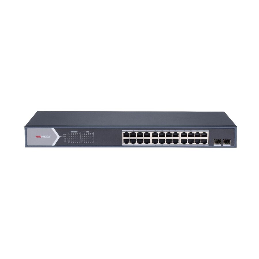 Hikvision DS-3E318P-EL 16× Fast Ethernet PoE Switch met 2× Gigabit uplink, 250W PoE budget, 6kV surge protection voor CCTV en IP-netwerken-2