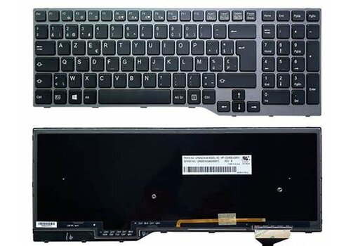 Fujitsu LifeBook E754 toetsenbord QWERTY zwart 