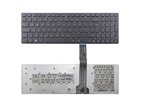 Asus K55 / U57 / X501 toetsenbord QWERTY zwart replacement keyboard 