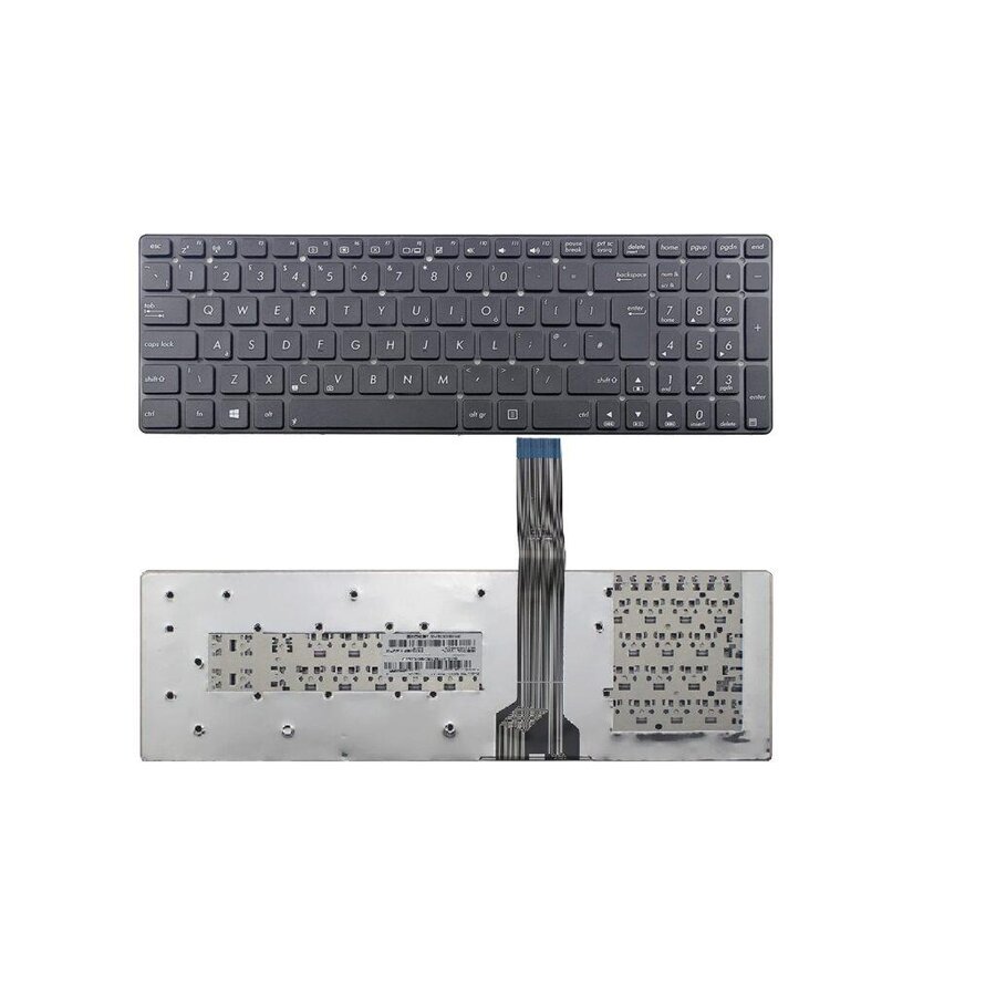 Asus K55A K55C K55V U57 X501 R500 R700 laptop toetsenbord QWERTY zwart complete replacement keyboard module met frame-1