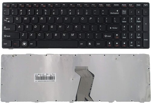 Lenovo IdeaPad G580 toetsenbord QWERTY zwart replacement keyboard 
