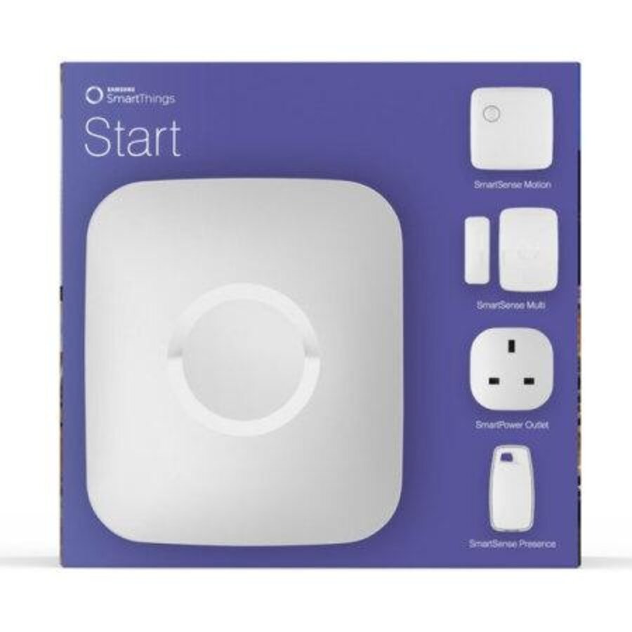 Samsung SmartThings Starter Kit UK-aansluiting inclusief SmartThings Hub, motion sensor, multi sensor, presence sensor en smart power outlet voor complete smart home automatisering-2