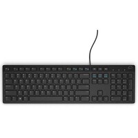 thumb-Dell KB216-BK-BEL USB bedraad multimedia toetsenbord AZERTY (Belgische layout) chiclet toetsenbord met numeriek gedeelte voor PC en desktop-2