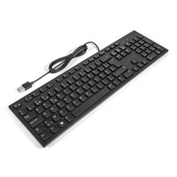 thumb-Dell KB216-BK-BEL USB bedraad multimedia toetsenbord AZERTY (Belgische layout) chiclet toetsenbord met numeriek gedeelte voor PC en desktop-1