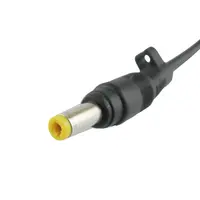 thumb-Zazitec DC power verlengkabel 15cm 4.8mm x 1.7mm (yellow pin) male naar 7.4mm x 5.0mm female laptop stroom verlengkabel voor Dell en HP compatibele voedingen en adapters-3