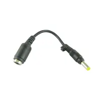 thumb-Zazitec DC power verlengkabel 15cm 4.8mm x 1.7mm (yellow pin) male naar 7.4mm x 5.0mm female laptop stroom verlengkabel voor Dell en HP compatibele voedingen en adapters-1