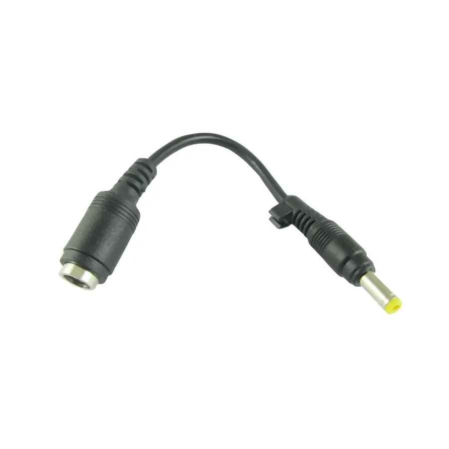 Zazitec DC power verlengkabel 15cm 4.8mm x 1.7mm (yellow pin) male naar 7.4mm x 5.0mm female laptop stroom verlengkabel voor Dell en HP compatibele voedingen en adapters-1