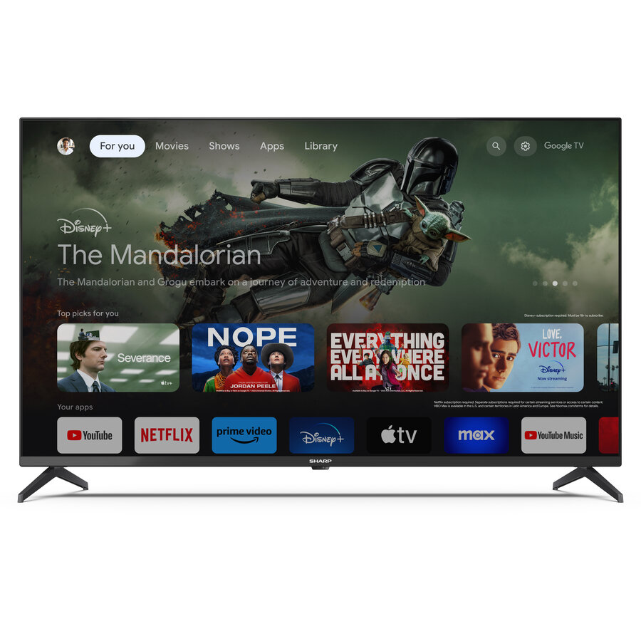 Sharp 43GL4260 43 inch 4K Ultra HD LED Google TV met HDR10, Dolby Vision, Dolby Atmos, ingebouwde Chromecast en Google Assistant voor streaming en smart entertainment-3