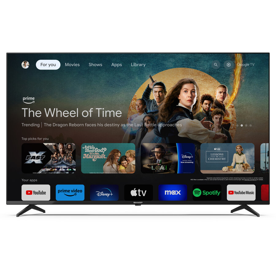 Sharp 50GL4260 50 inch 4K Ultra HD LED Google TV met HDR10, Dolby Vision, Dolby Atmos, HDMI 2.1, ingebouwde Chromecast en Google Assistant voor smart streaming en home entertainment-2
