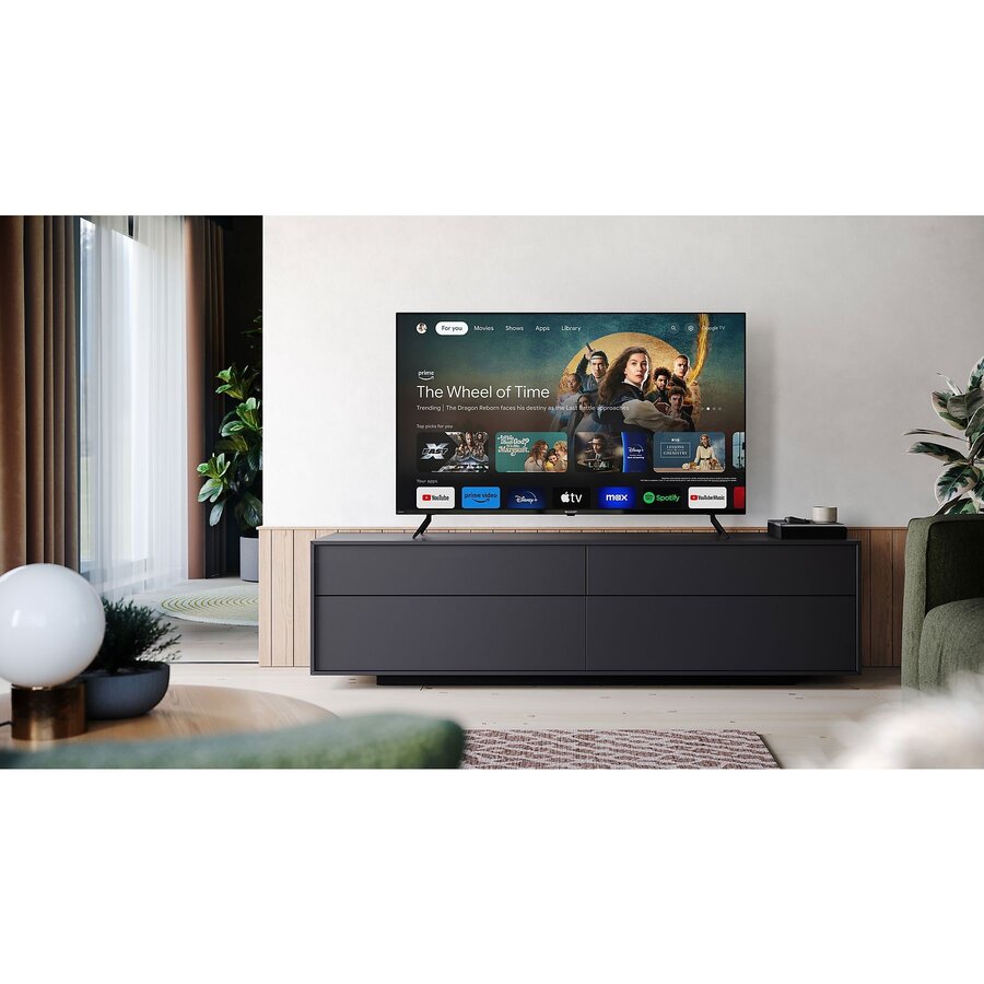 Sharp 55GL4060 55 inch 4K Ultra HD LED Google TV met HDR10, Dolby Vision, Dolby Atmos, ingebouwde Chromecast en Google Assistant voor smart streaming en home entertainment-8