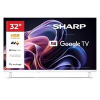 thumb-Sharp 32HF2265EW 32 inch HD Ready LED Google TV met HDR10, Chromecast, Google Assistant, Bluetooth en ingebouwde streaming apps voor compact smart entertainment-2