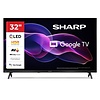 Sharp Sharp 32HF3265E 32 inch Full HD LED Google TV met HDR10, Chromecast, Google Assistant, Bluetooth en ingebouwde streaming apps voor compact smart entertainment