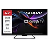 Sharp Sharp 43HR7265 43 inch 4K Ultra HD Roku Smart TV met HDR10, Dolby Audio, ingebouwde streaming apps, WiFi en eenvoudige smart bediening voor dagelijks entertainment
