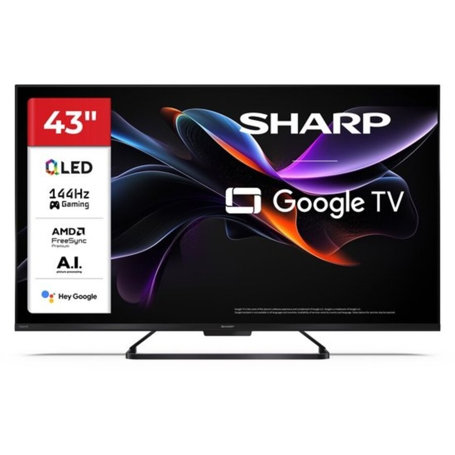 Sharp 43HR7265 43 inch 4K Ultra HD Roku Smart TV met HDR10, Dolby Audio, ingebouwde streaming apps, WiFi en eenvoudige smart bediening voor dagelijks entertainment-1