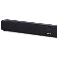 thumb-Sharp HT-SB110 2.0 90W Slim Soundbar met Bluetooth, HDMI ARC/CEC, optische ingang, AUX, USB-afspeelfunctie en afstandsbediening voor helder TV-geluid in een compact design-1