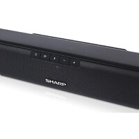 thumb-Sharp HT-SB110 2.0 90W Slim Soundbar met Bluetooth, HDMI ARC/CEC, optische ingang, AUX, USB-afspeelfunctie en afstandsbediening voor helder TV-geluid in een compact design-2