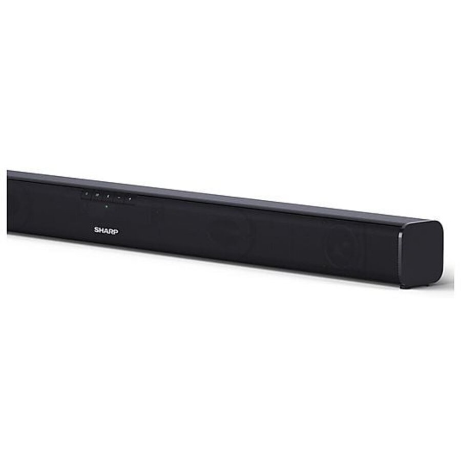 Sharp HT-SB110 2.0 90W Slim Soundbar met Bluetooth, HDMI ARC/CEC, optische ingang, AUX, USB-afspeelfunctie en afstandsbediening voor helder TV-geluid in een compact design-4