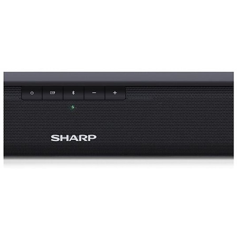 Sharp HT-SB110 2.0 90W Slim Soundbar met Bluetooth, HDMI ARC/CEC, optische ingang, AUX, USB-afspeelfunctie en afstandsbediening voor helder TV-geluid in een compact design-5
