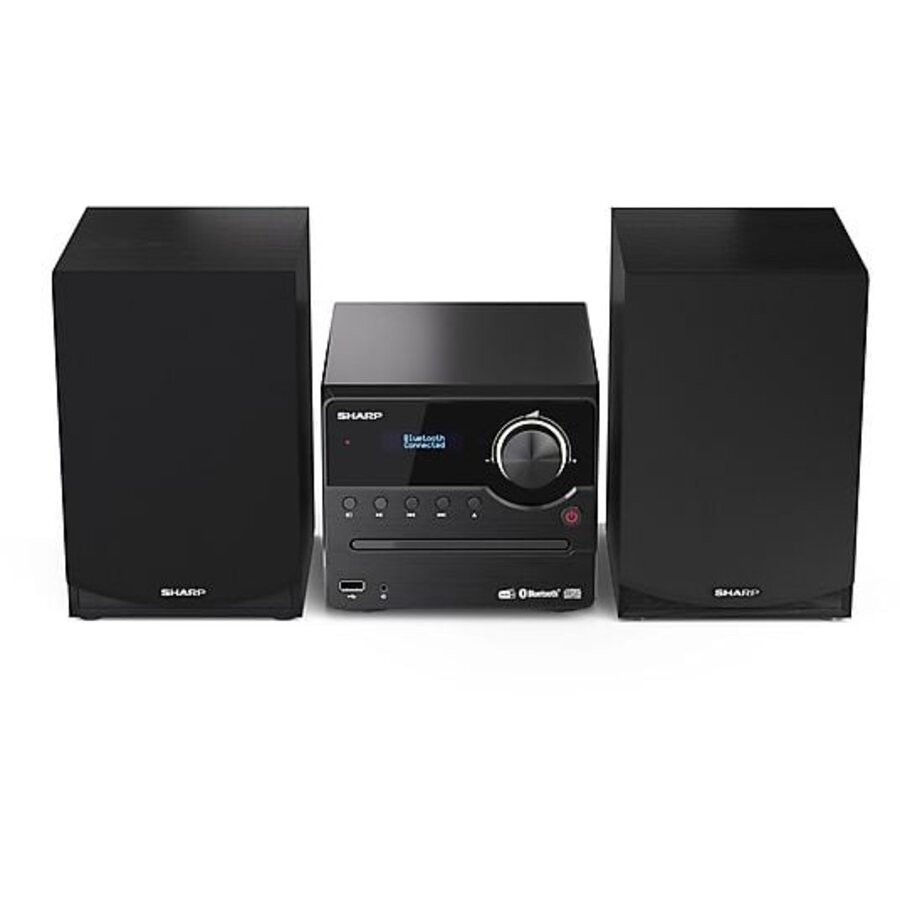 Sharp XL-B517 Micro geluidssysteem met DAB+, FM-radio, CD-speler, Bluetooth, USB-afspeelfunctie en houten speakers voor helder stereo geluid en all-in-one home audio-5