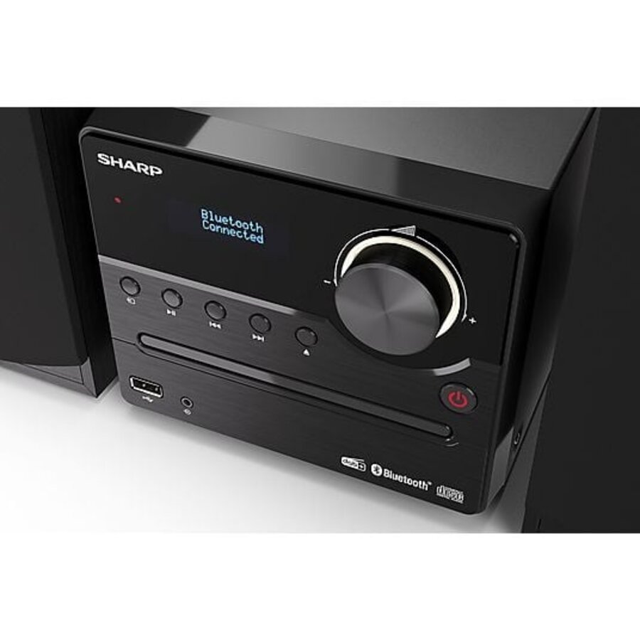 Sharp XL-B517 Micro geluidssysteem met DAB+, FM-radio, CD-speler, Bluetooth, USB-afspeelfunctie en houten speakers voor helder stereo geluid en all-in-one home audio-7