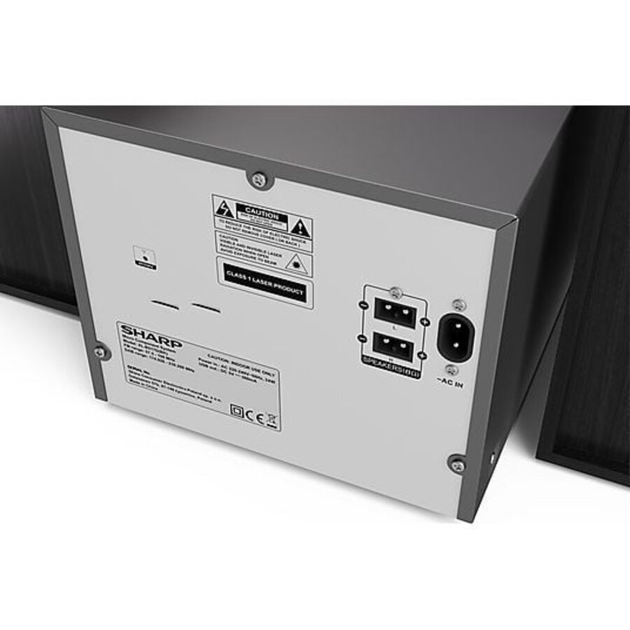 Sharp XL-B517 Micro geluidssysteem met DAB+, FM-radio, CD-speler, Bluetooth, USB-afspeelfunctie en houten speakers voor helder stereo geluid en all-in-one home audio-8