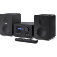 thumb-Sharp XL-B520 Micro geluidssysteem met DAB+, FM-radio, CD-speler, Bluetooth, USB en 40W stereo speakers in houten behuizing voor compact all-in-one thuisgebruik-1