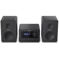thumb-Sharp XL-B520 Micro geluidssysteem met DAB+, FM-radio, CD-speler, Bluetooth, USB en 40W stereo speakers in houten behuizing voor compact all-in-one thuisgebruik-2