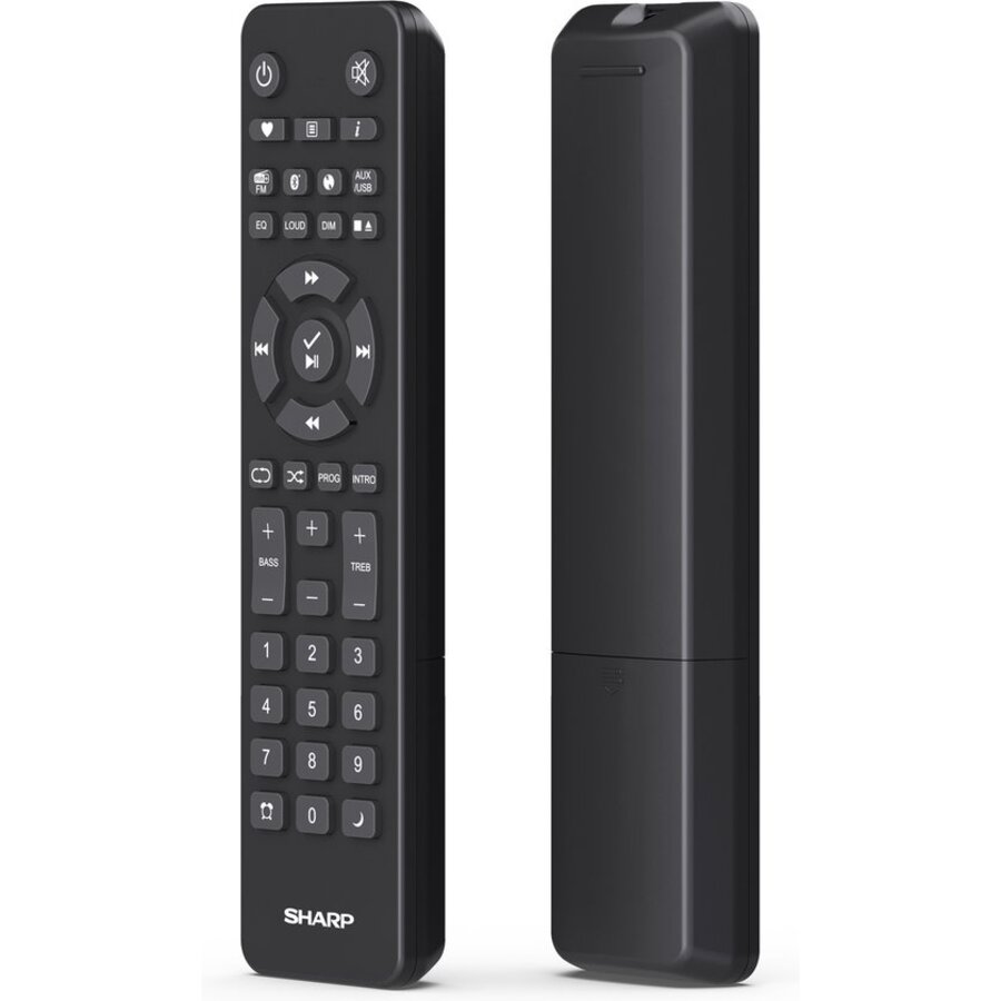 Sharp XL-B520 Micro geluidssysteem met DAB+, FM-radio, CD-speler, Bluetooth, USB en 40W stereo speakers in houten behuizing voor compact all-in-one thuisgebruik-9