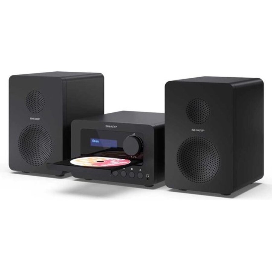 Sharp XL-B520 Micro geluidssysteem met DAB+, FM-radio, CD-speler, Bluetooth, USB en 40W stereo speakers in houten behuizing voor compact all-in-one thuisgebruik-10
