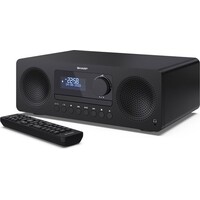thumb-Sharp XL-B720D (BK) Tokyo all-in-one HiFi systeem met DAB+/FM radio, CD-speler, Bluetooth 5.0, USB MP3, houten speakers en 40 voorkeurszenders-1