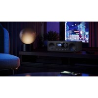 thumb-Sharp XL-B720D (BK) Tokyo all-in-one HiFi systeem met DAB+/FM radio, CD-speler, Bluetooth 5.0, USB MP3, houten speakers en 40 voorkeurszenders-5