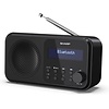 Sharp Sharp DR-P420(BK) Tokyo draagbare DAB+/FM radio met Bluetooth, LCD-display, 20 voorkeuzezenders, alarmfunctie en USB/batterij voeding in zwarte uitvoering