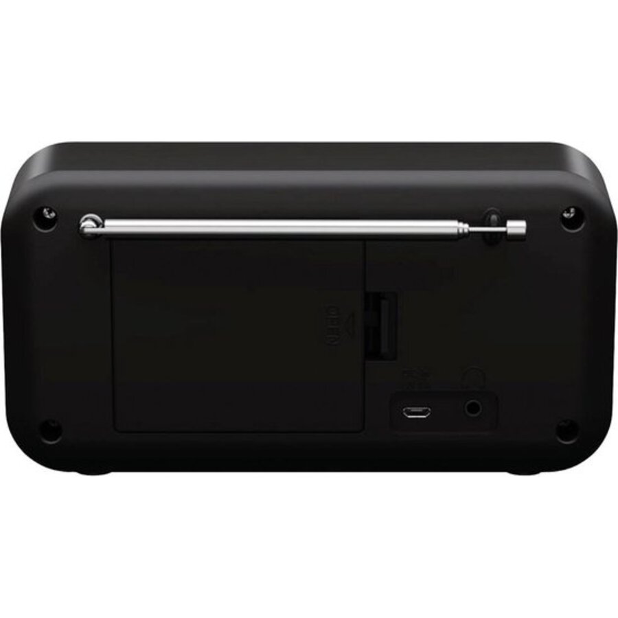 Sharp DR-P420(BK) Tokyo draagbare DAB+/FM radio met Bluetooth, LCD-display, 20 voorkeuzezenders, alarmfunctie en USB/batterij voeding in zwarte uitvoering-6