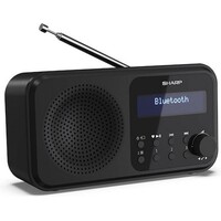 thumb-Sharp DR-P420(BK) Tokyo draagbare DAB+/FM radio met Bluetooth, LCD-display, 20 voorkeuzezenders, alarmfunctie en USB/batterij voeding in zwarte uitvoering-7