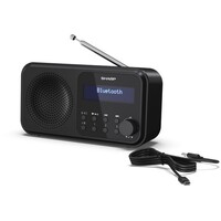 thumb-Sharp DR-P420(BK) Tokyo draagbare DAB+/FM radio met Bluetooth, LCD-display, 20 voorkeuzezenders, alarmfunctie en USB/batterij voeding in zwarte uitvoering-8
