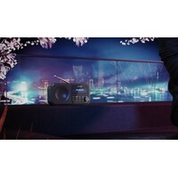 thumb-Sharp DR-P420(BK) Tokyo draagbare DAB+/FM radio met Bluetooth, LCD-display, 20 voorkeuzezenders, alarmfunctie en USB/batterij voeding in zwarte uitvoering-10