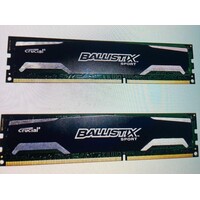 thumb-Crucial Ballistix Sport BLS4G3D1609DS1S00-16FER2 8GB (2x4GB) DDR3 1600MHz CL9 desktop geheugenkit met heatsink en XMP-profiel voor stabiele dual-channel prestaties-2