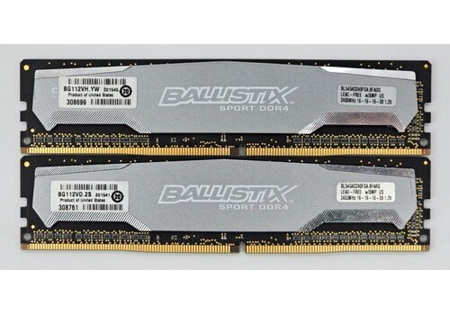 Crucial Ballistix BLS8G4D240FSB.16FARG 8GB (2x4GB) DDR4 2400MHz CL16 RAM Kit 