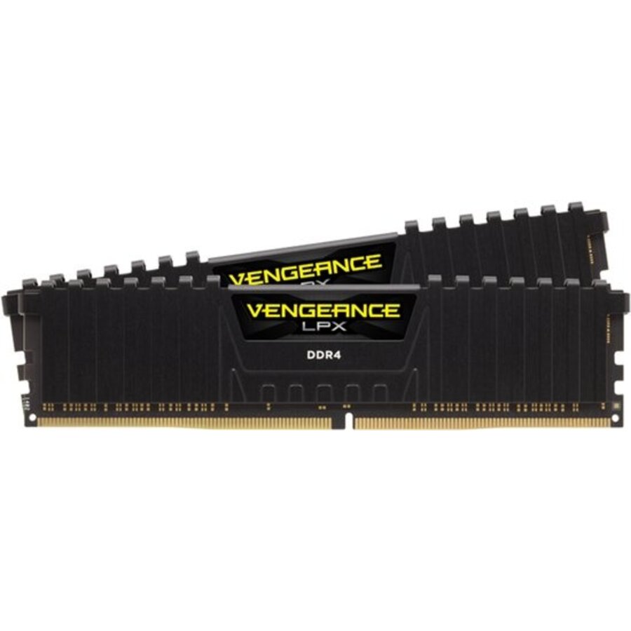 Corsair Vengeance LPX CMK64GX4M2D3000C16 64GB (2x32GB) DDR4 3000MHz CL16 desktop geheugenkit met aluminium heatsink, XMP 2.0 en dual-channel prestaties-1