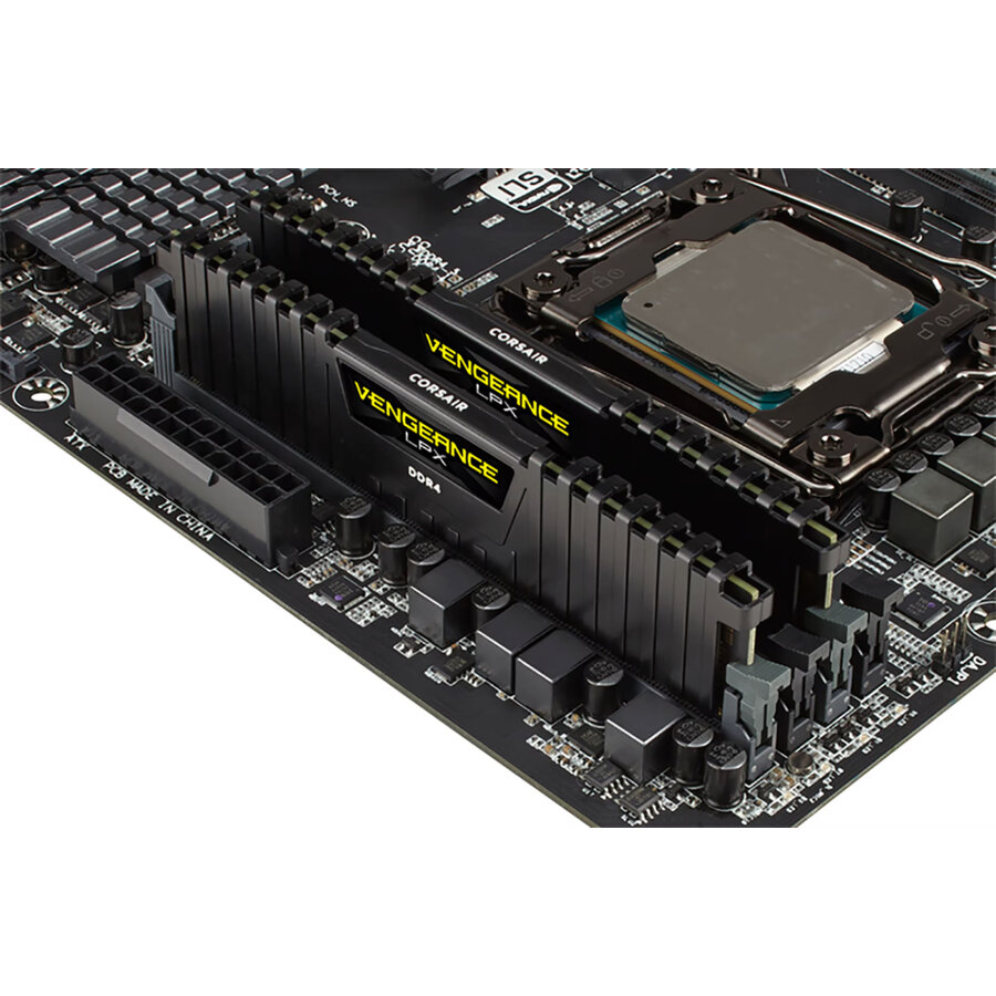 Corsair Vengeance LPX CMK64GX4M2D3000C16 64GB (2x32GB) DDR4 3000MHz CL16 desktop geheugenkit met aluminium heatsink, XMP 2.0 en dual-channel prestaties-2