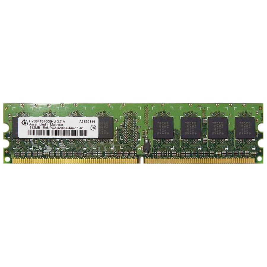 Infineon HYS64T64000HU-3.7-A 512MB DDR2-533 PC2-4200U CL4 240-Pin UDIMM Desktop Geheugen Module Non-ECC Unbuffered RAM-1