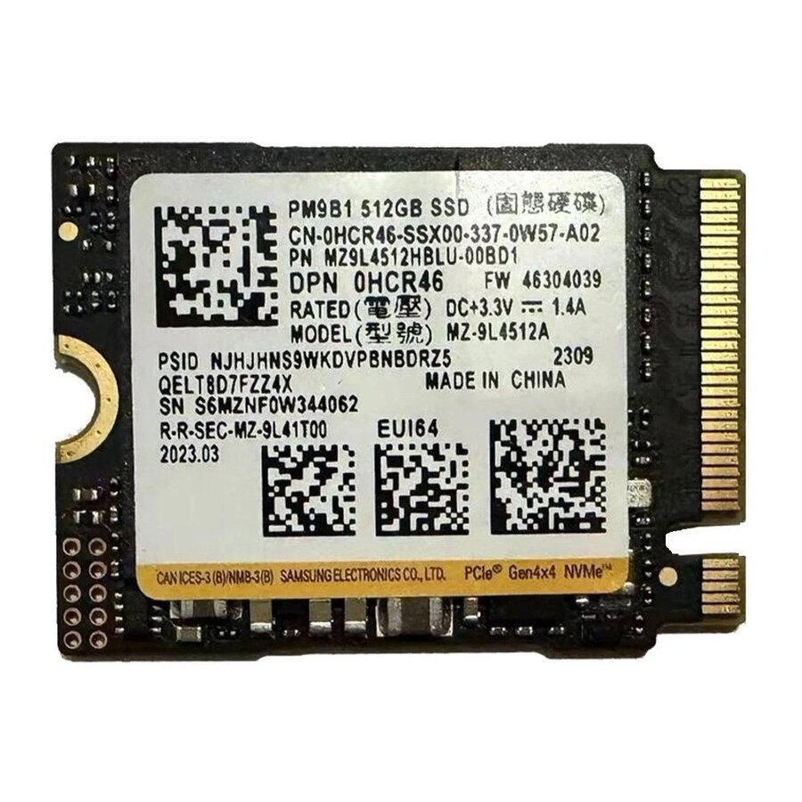Samsung PM9B1 512GB M.2 2280 NVMe SSD PCIe Gen4 x4 V-NAND Solid State Drive OEM Laptop SSD 3500MB/s-1