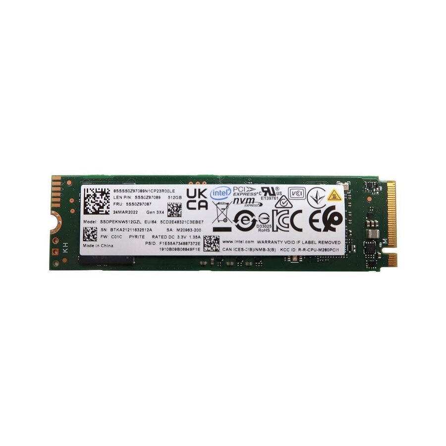 Intel SSD 660p Series SSDPEKNW512G8H 512GB M.2 2280 NVMe PCIe 3.0 x4 QLC SSD Solid State Drive 1800MB/s OEM SSD-1